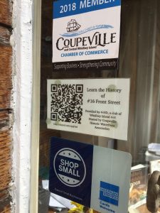 QR Code, History, Coupeville, 4H, Preservation small towns, oldest town, remembrance, Celebrate the past 