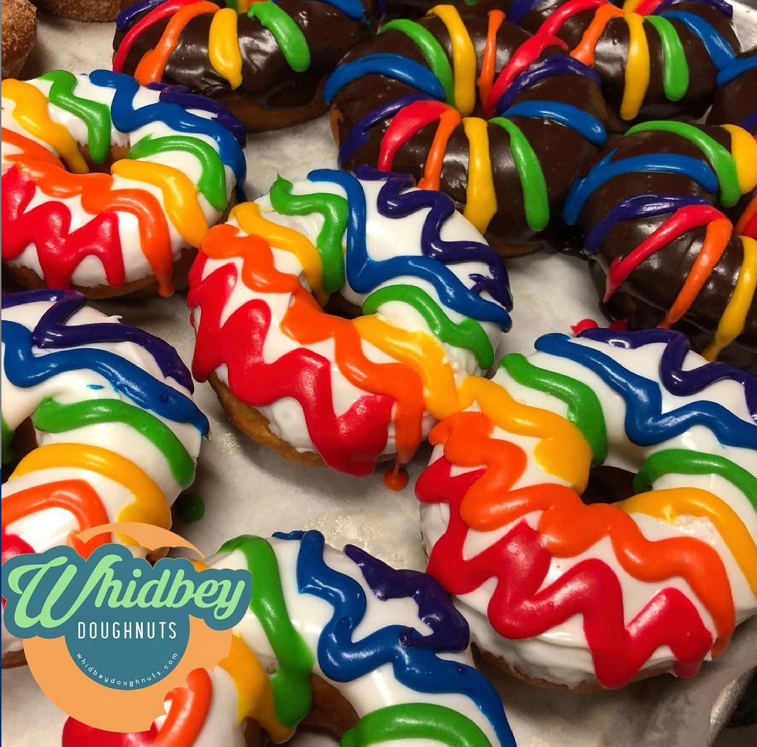 Whidbey Donuts Rainbow