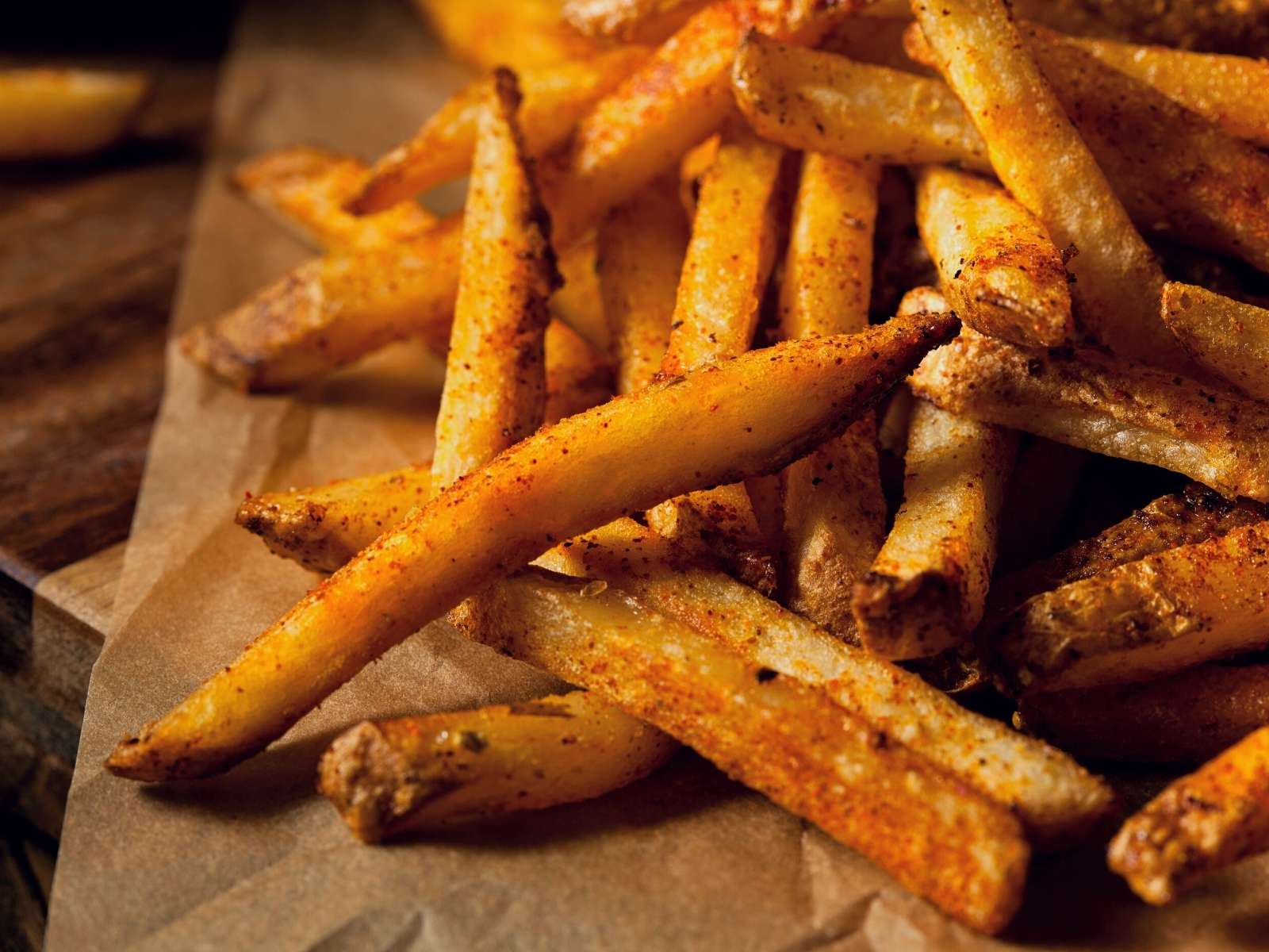 Furikake fries stock photo